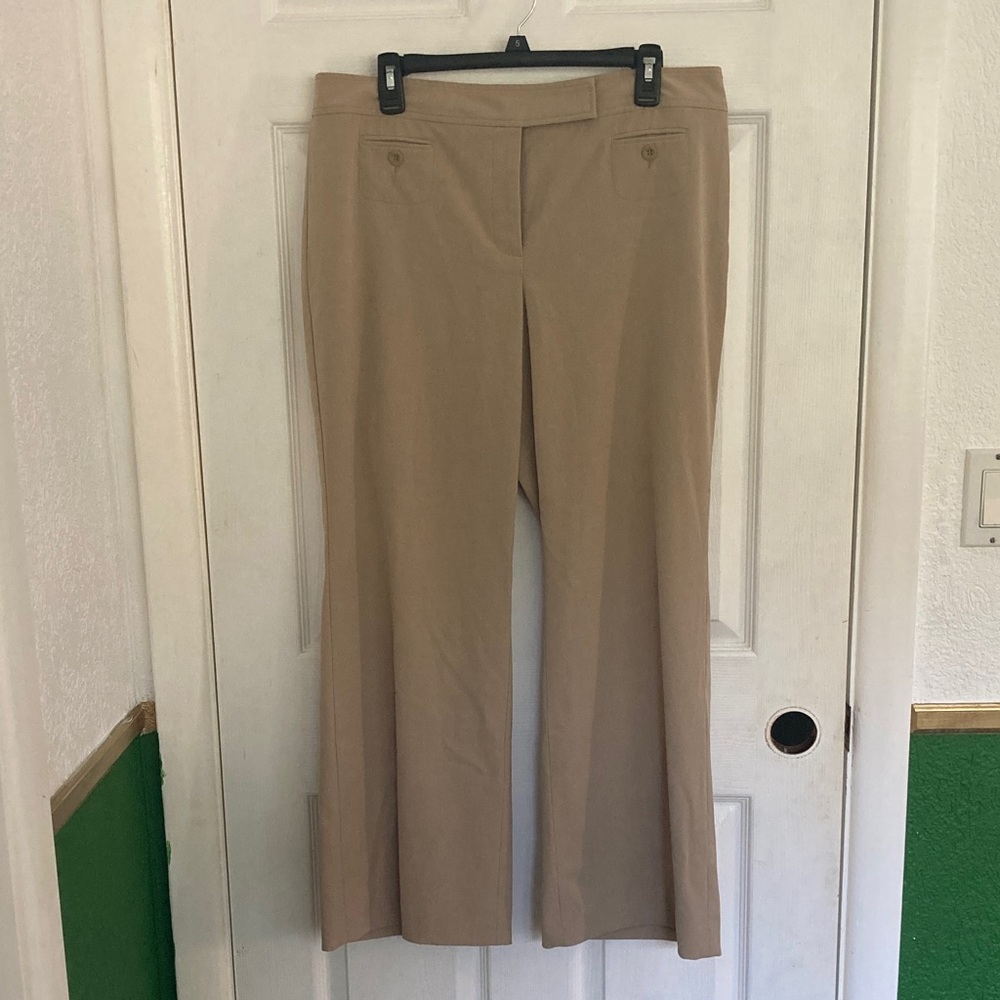LOFT Beige Wide Leg Women's Trousers